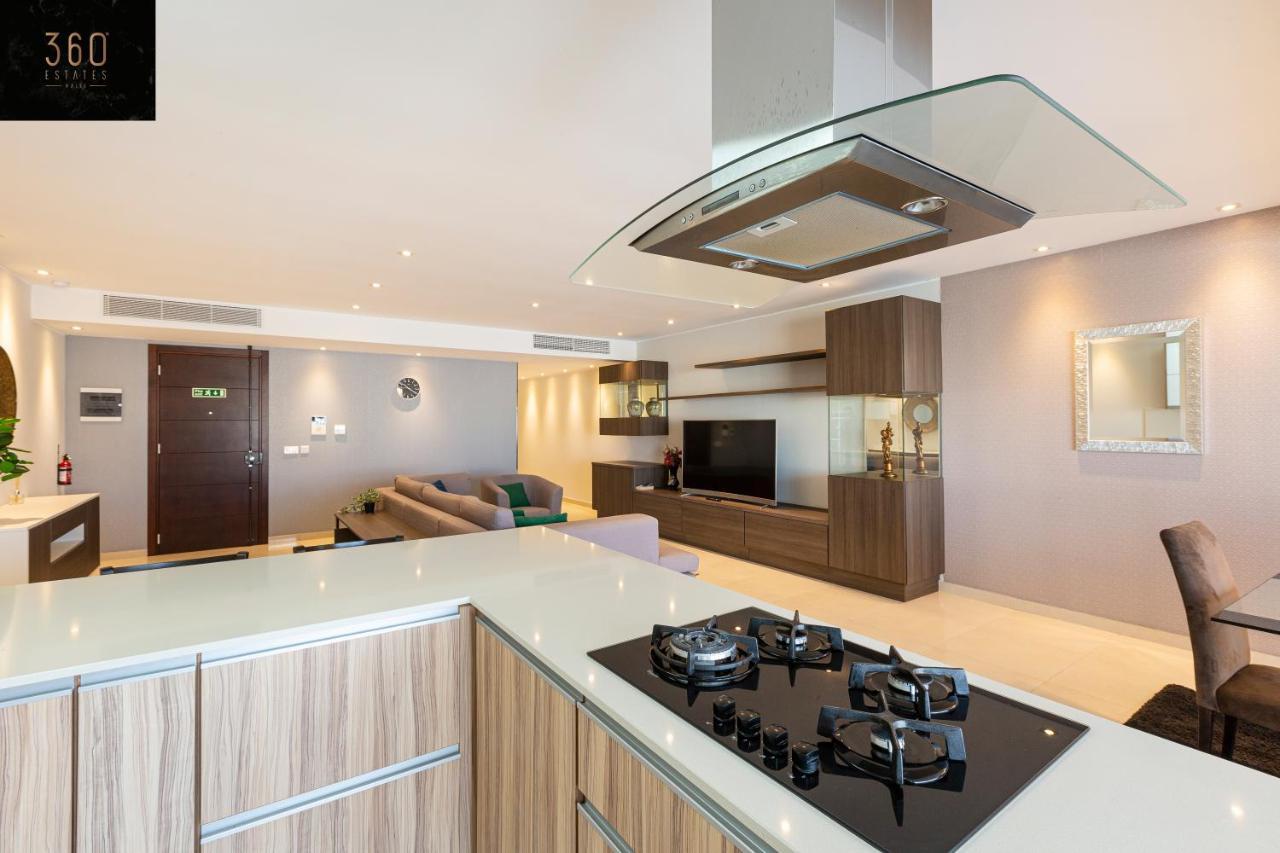 Seafront, Designer Apt With Private Terrace & Wifi By 360 Estates Pietà Exterior foto